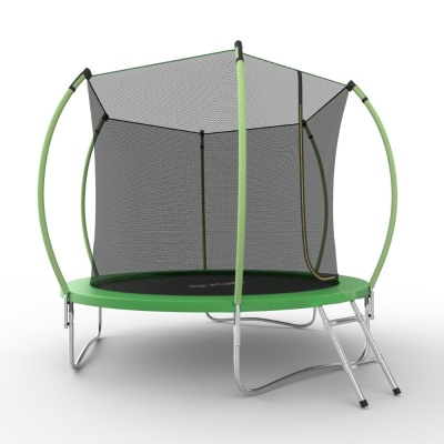 Батут с внутренней сеткой и лестницей EVO JUMP Internal 10ft (Green)
